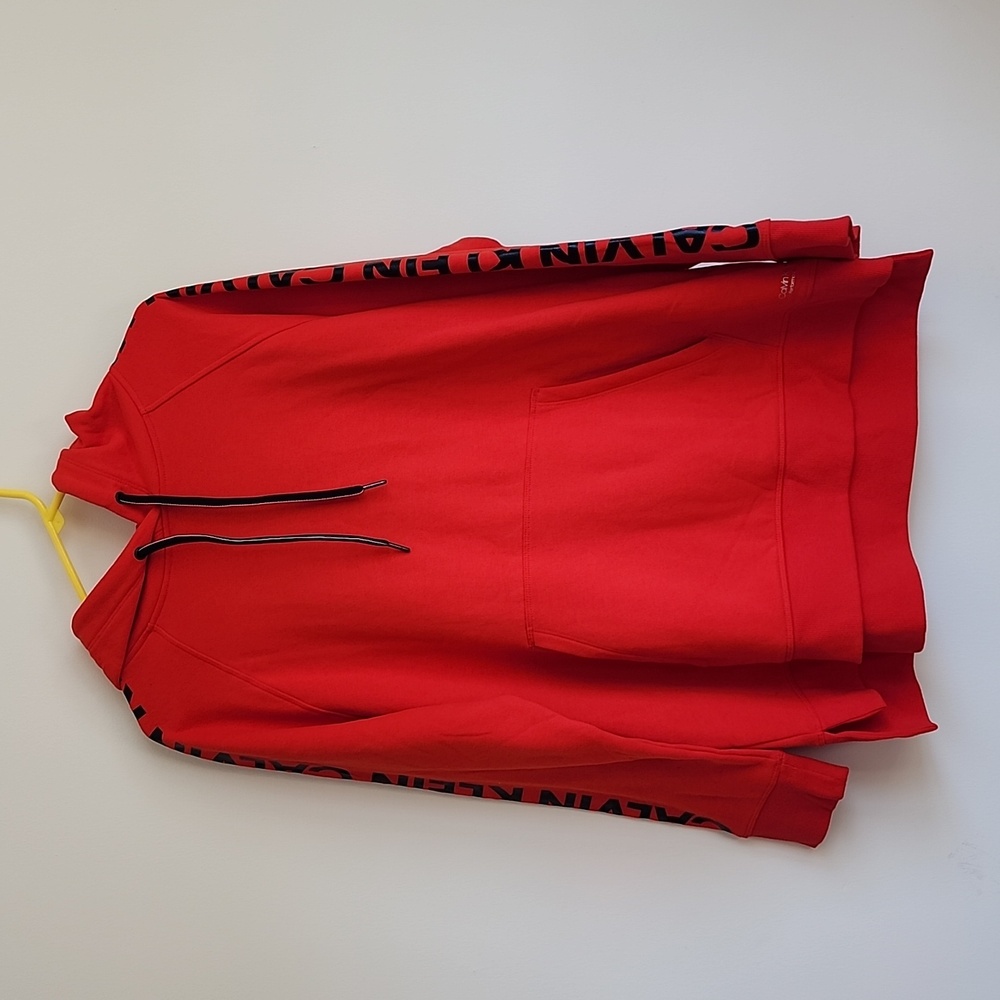 Red Calvin Klein Performance Sweatshirt